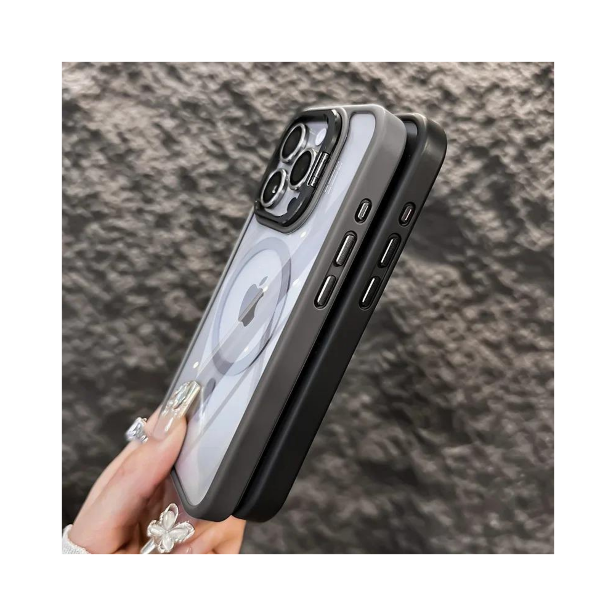 Magnetic Shockproof Stand iPhone Cover
