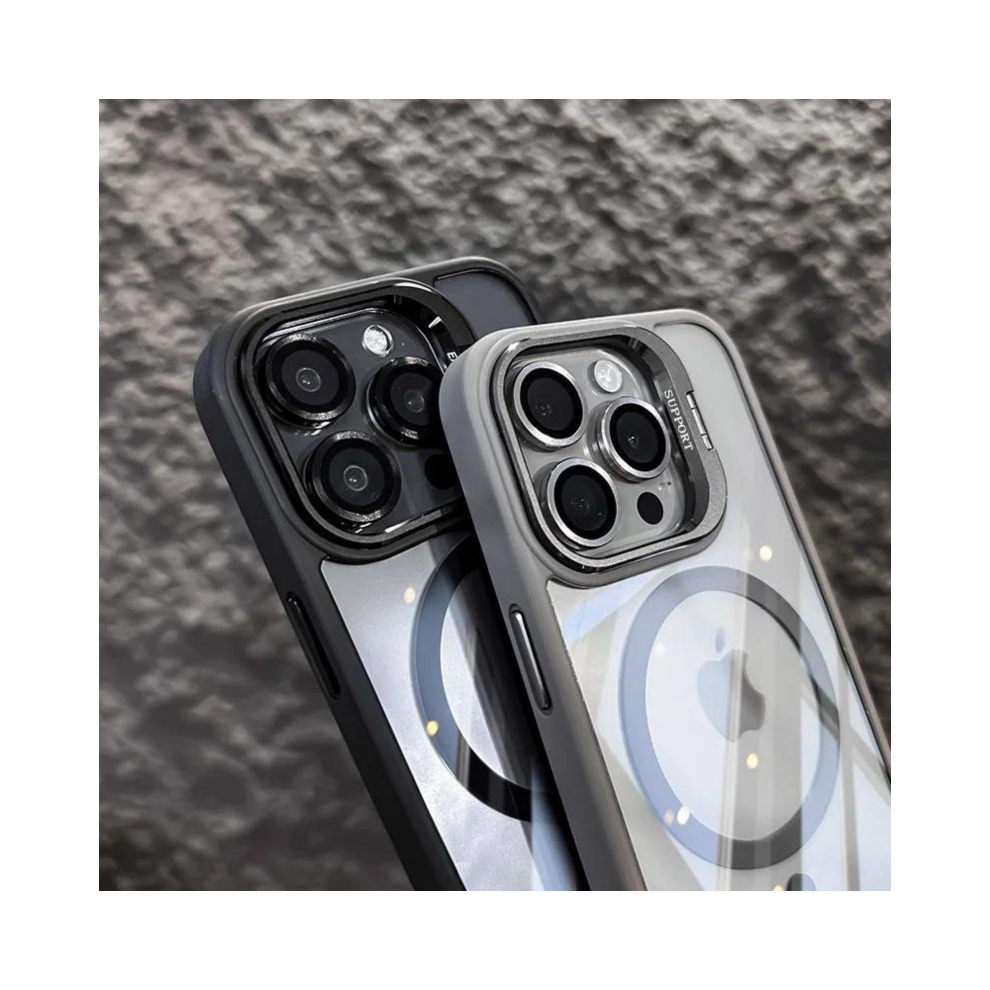 Magnetic Shockproof Stand iPhone Cover