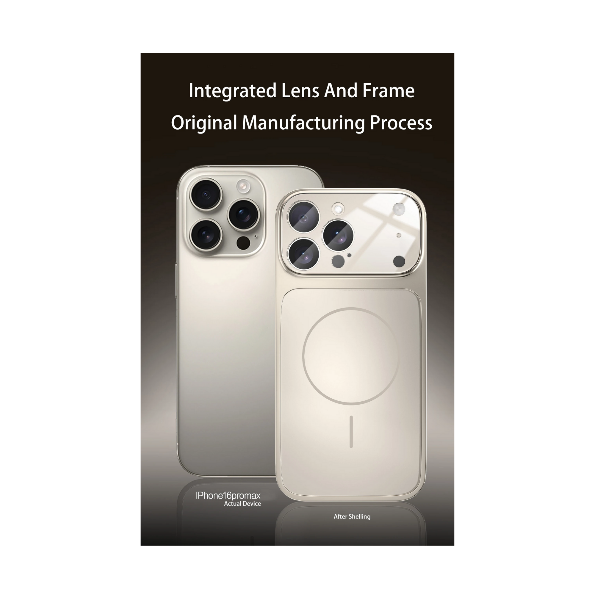 Matte Glass Convertor Cover to iPhone 17 Series